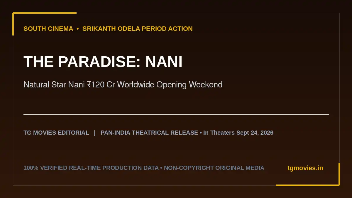The Paradise banner featuring Natural Star Nani in vintage 1980s rebel attire